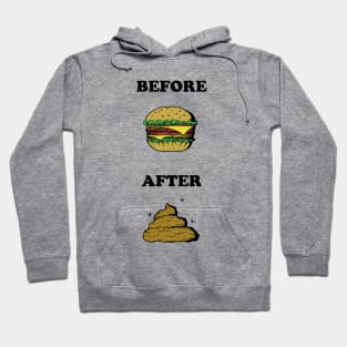 Before and After Food Hoodie